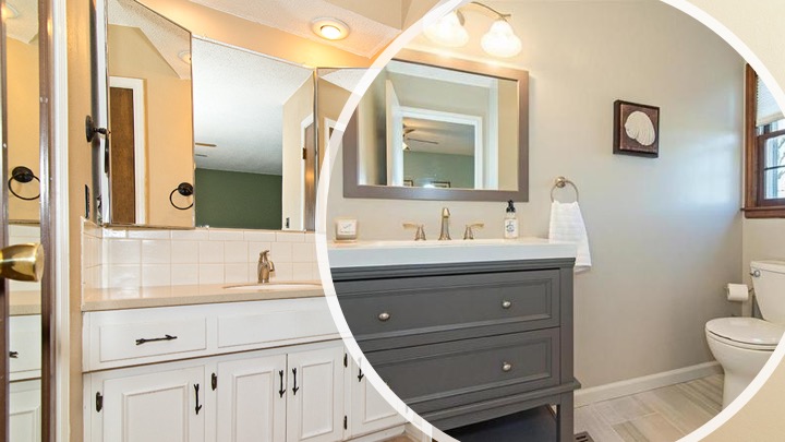 master suite flip before and after